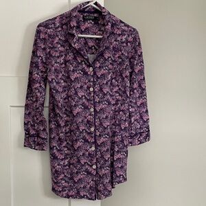 Ralph Lauren Flannel Floral Nightgown
